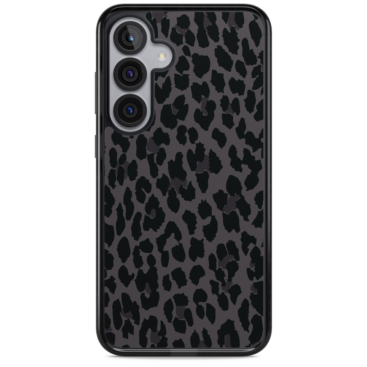 Dark Animal Print Pattern Large Leopard