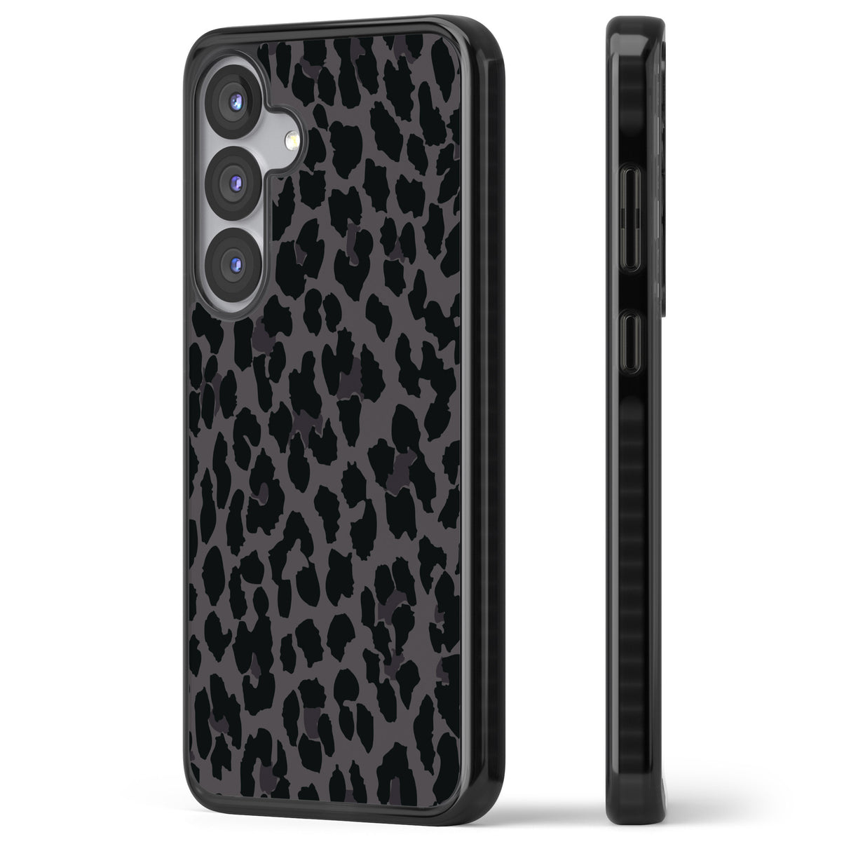 Dark Animal Print Pattern Large Leopard