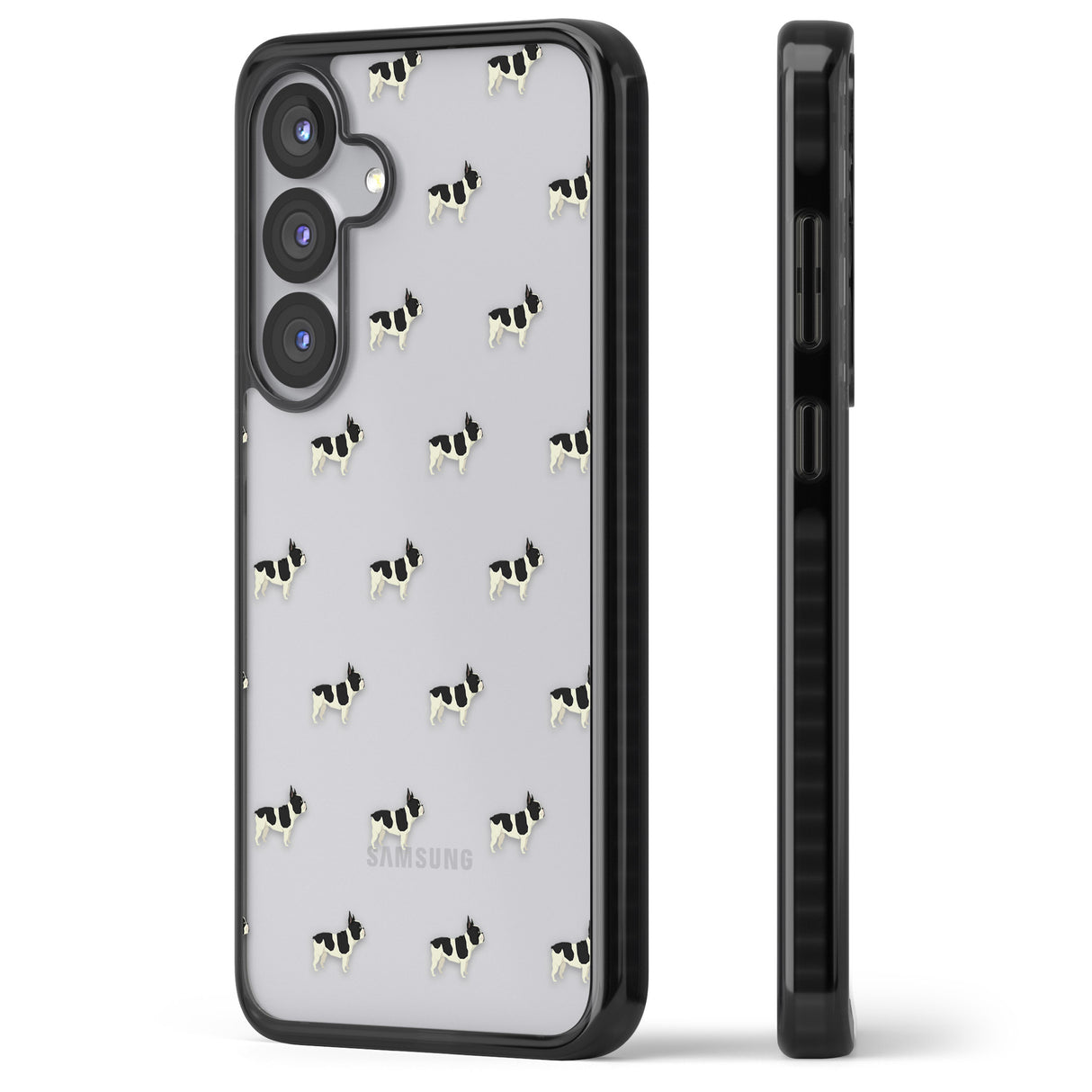 French Bulldog Dog Pattern Clear