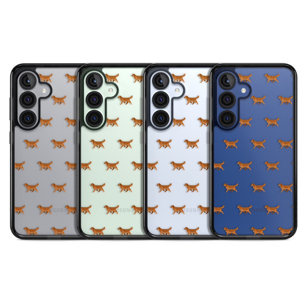 Golden Retriever Dog Pattern Clear