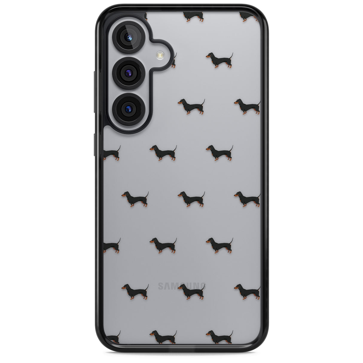 Dachshund Dog Pattern Clear