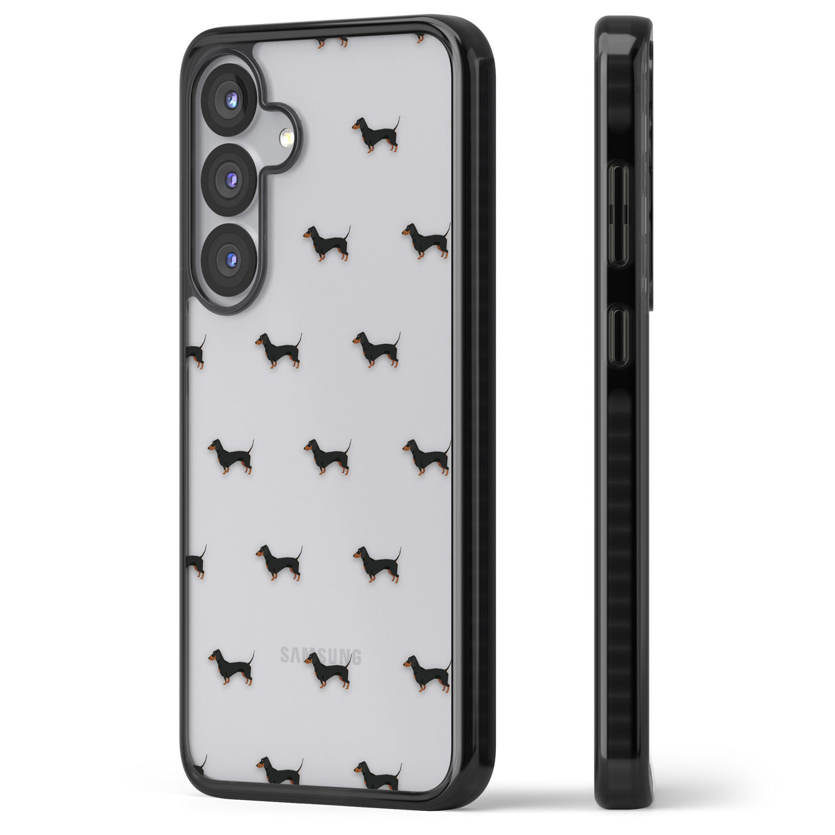 Dachshund Dog Pattern Clear