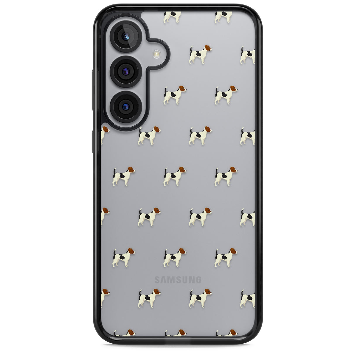 Jack Russell Terrier Dog Pattern Clear