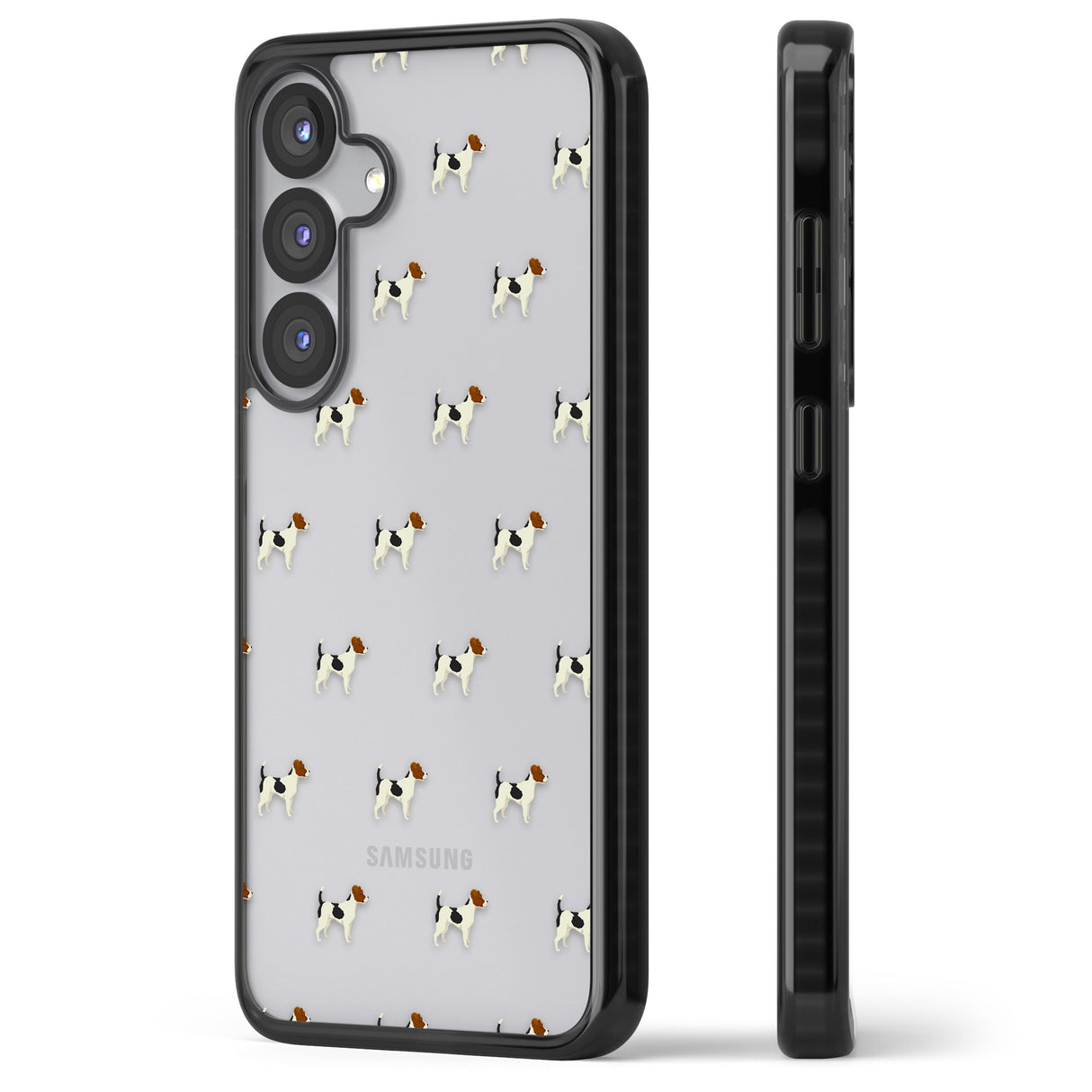 Jack Russell Terrier Dog Pattern Clear