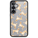 Yellow Labrador Watercolour Dog Pattern