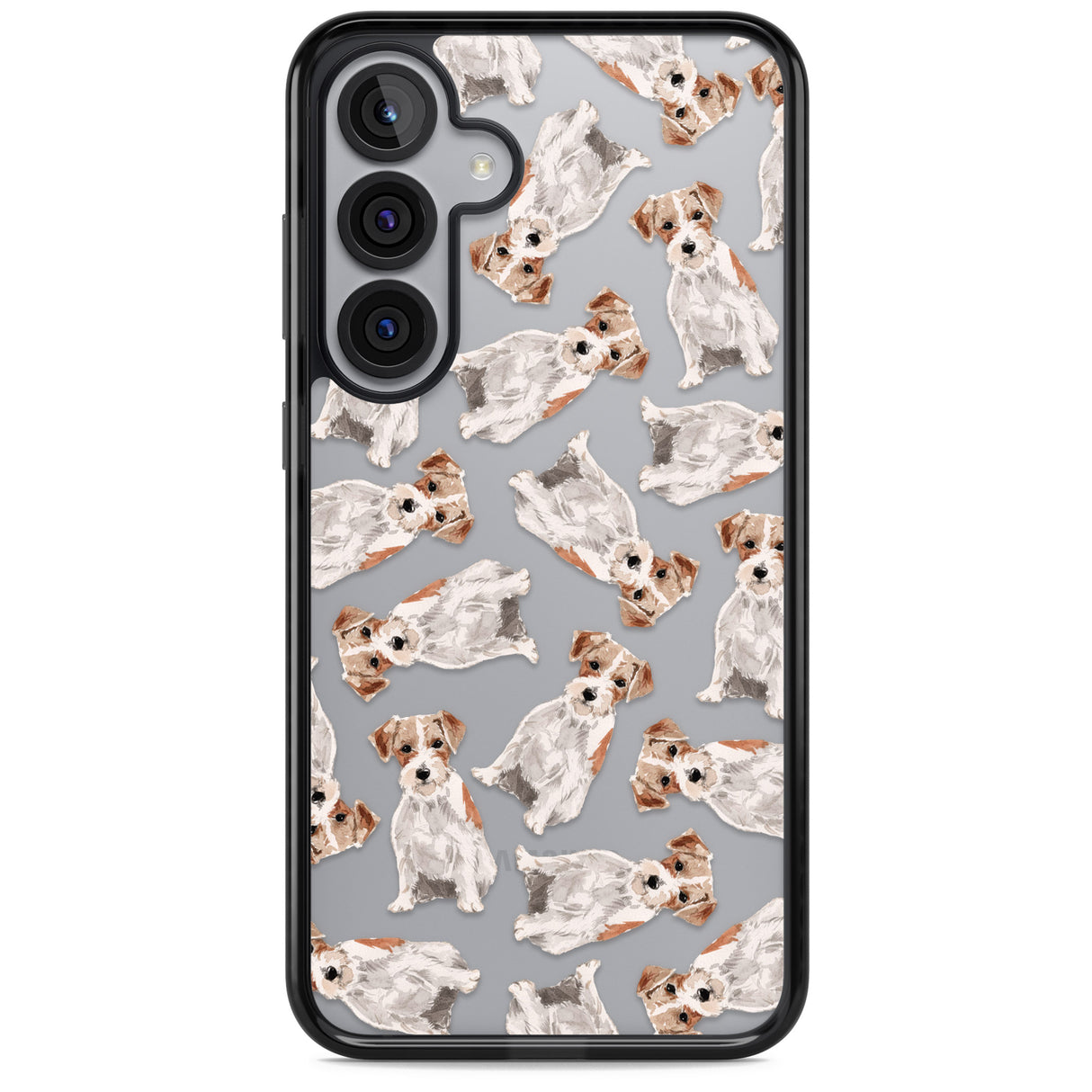 Wirehaired Jack Russell Watercolour Dog Pattern
