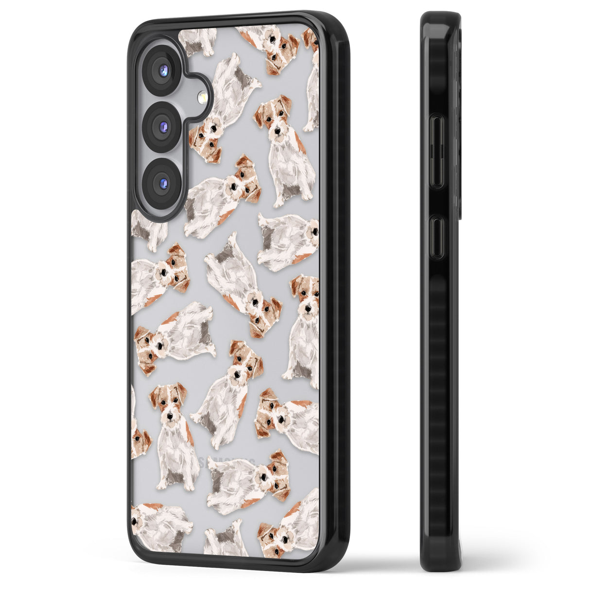 Wirehaired Jack Russell Watercolour Dog Pattern