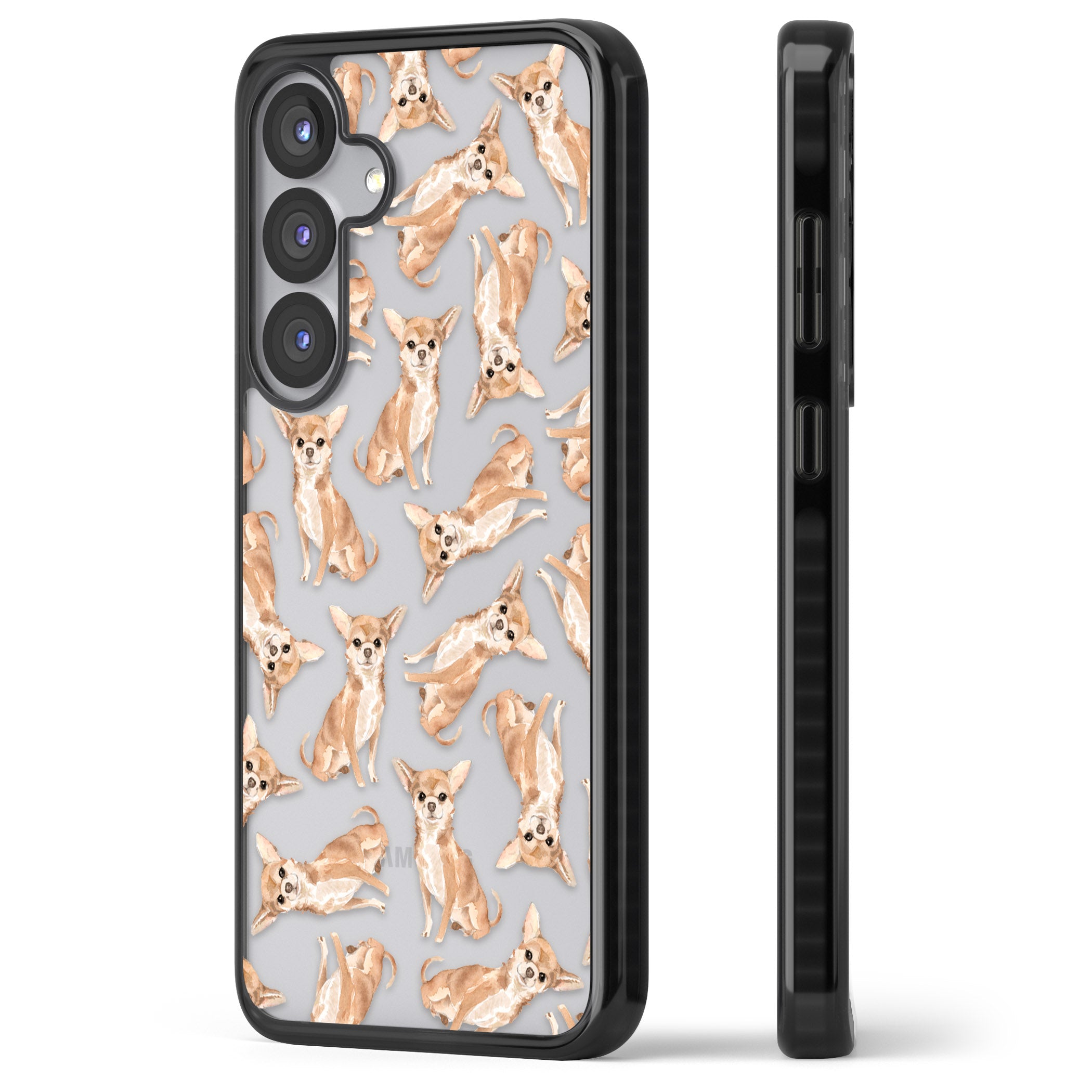 Chihuahua Watercolour Dog Pattern