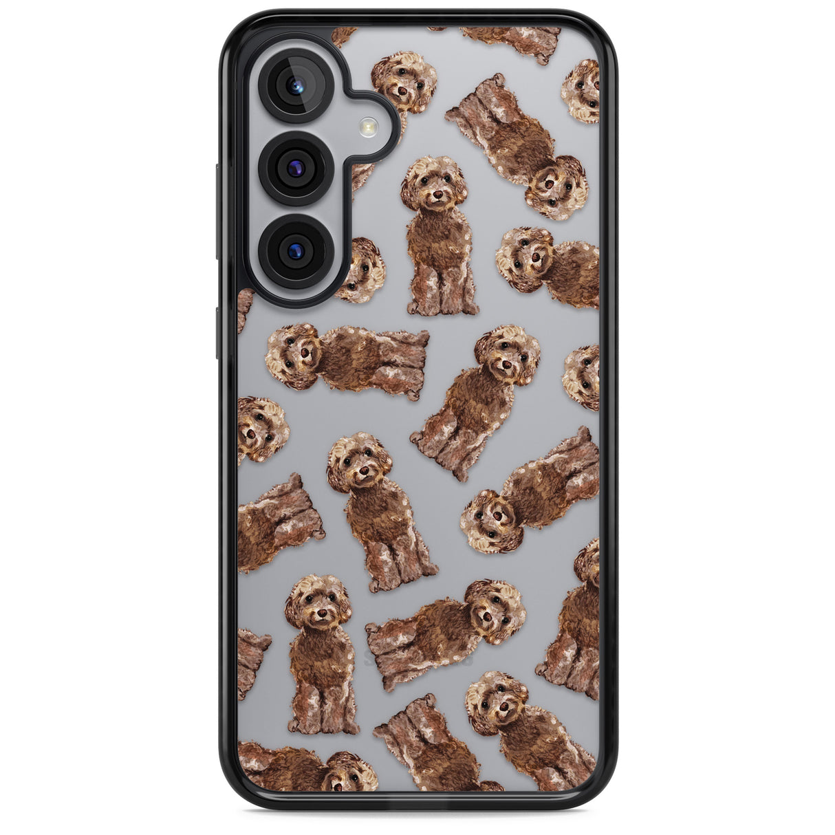 Cockapoo (Brown) Watercolour Dog Pattern