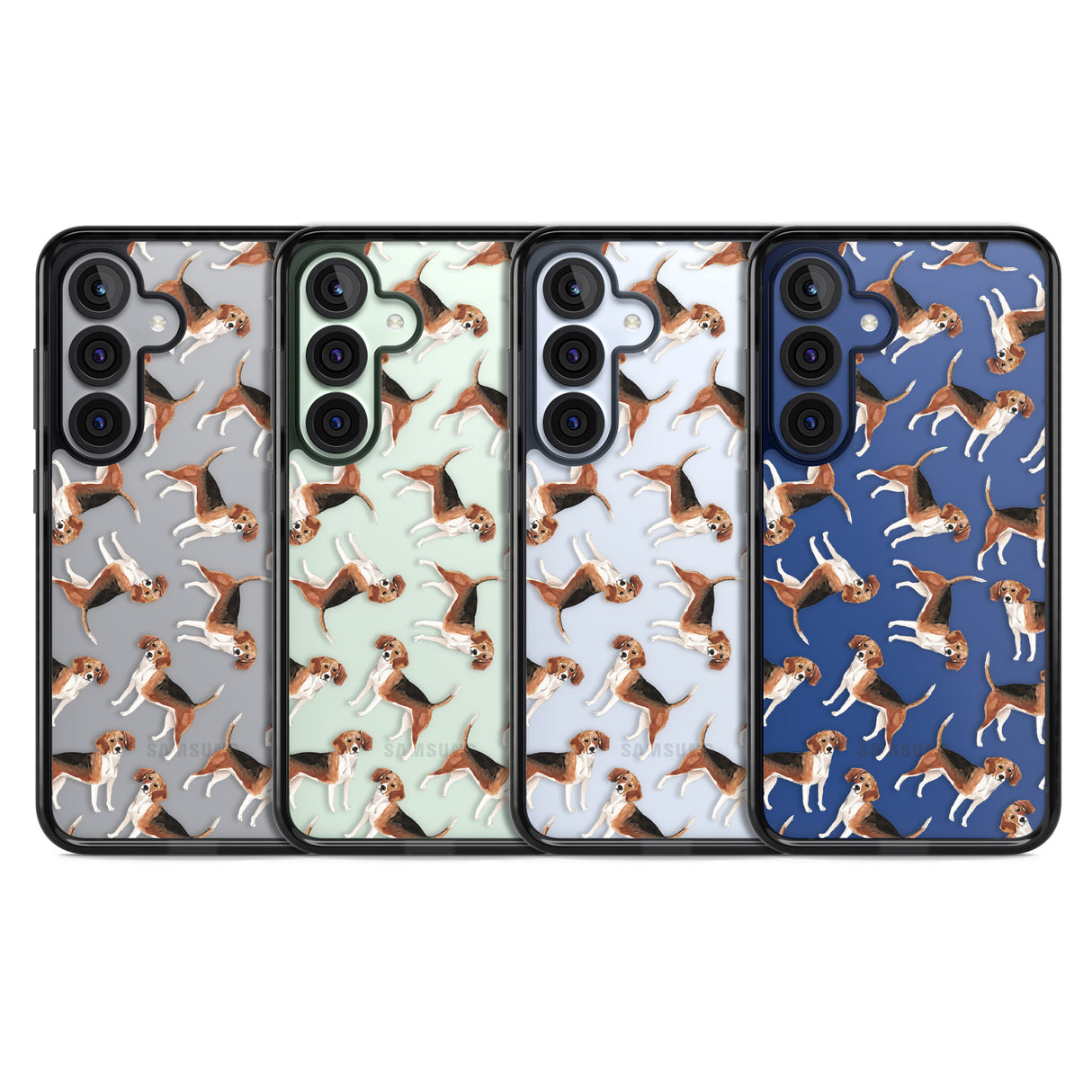 Beagle Watercolour Dog Pattern