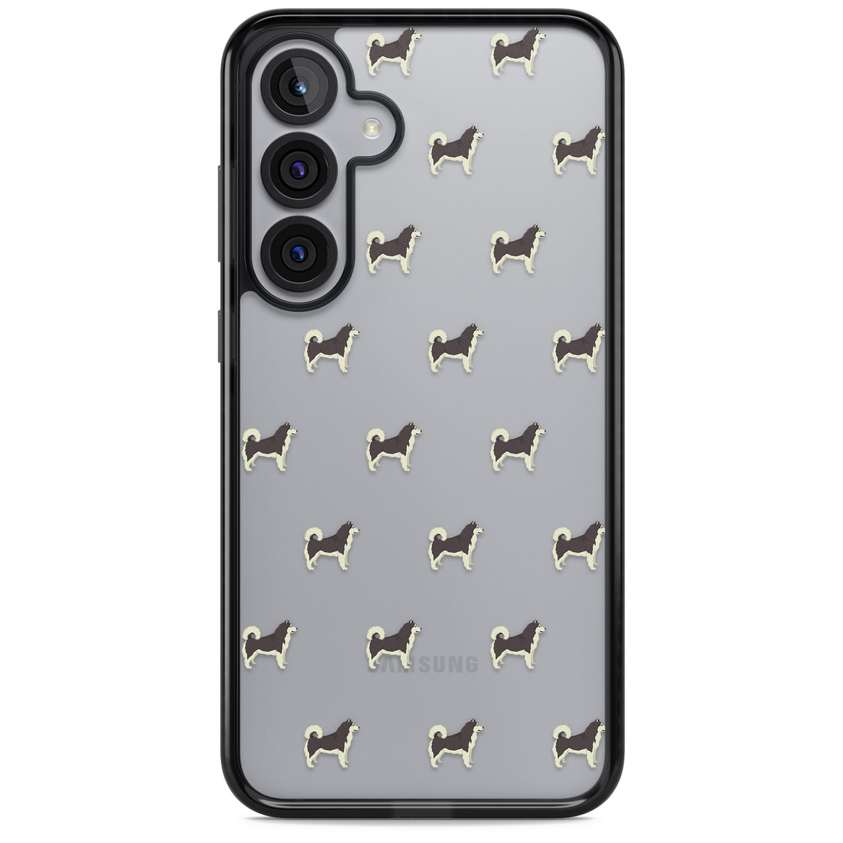 Alaskan Malamute Dog Pattern Clear