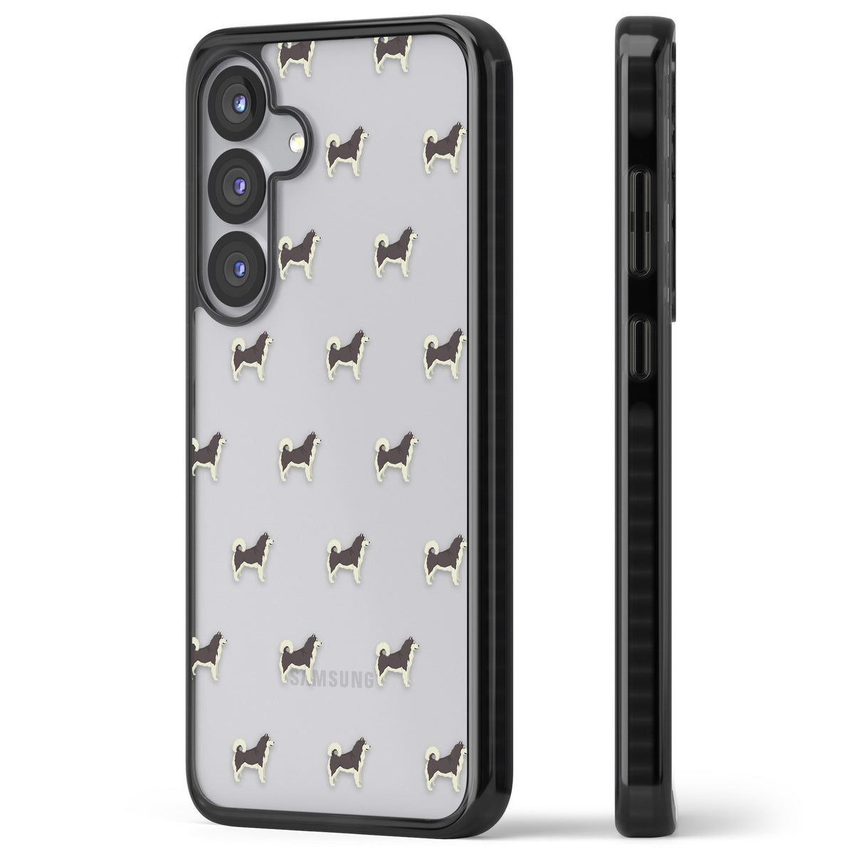 Alaskan Malamute Dog Pattern Clear
