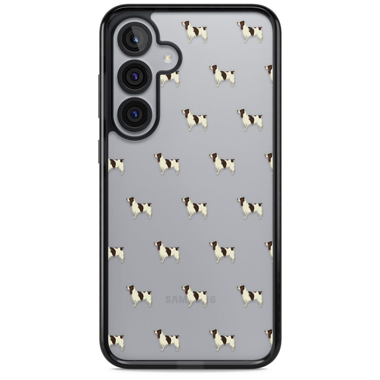 English Springer Spaniel Dog Pattern Clear