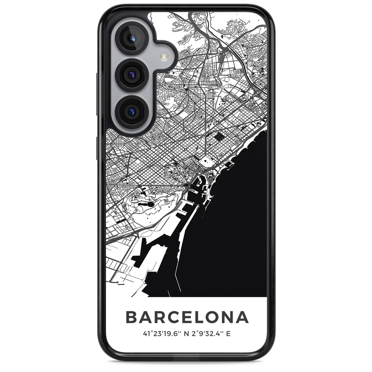 Map of Barcelona, Spain