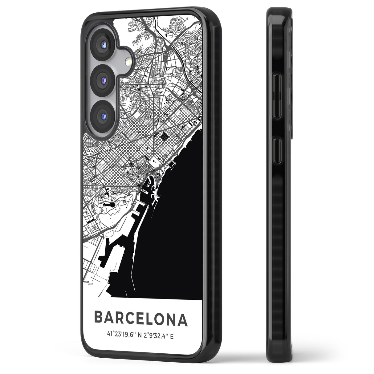 Map of Barcelona, Spain