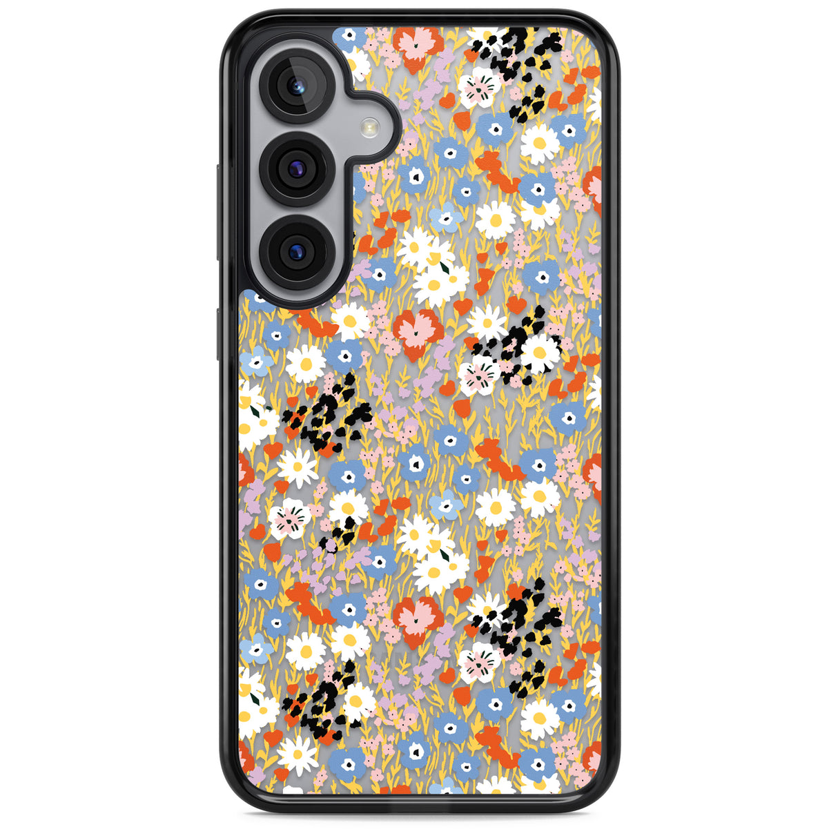 Busy Floral Mix: Transparent
