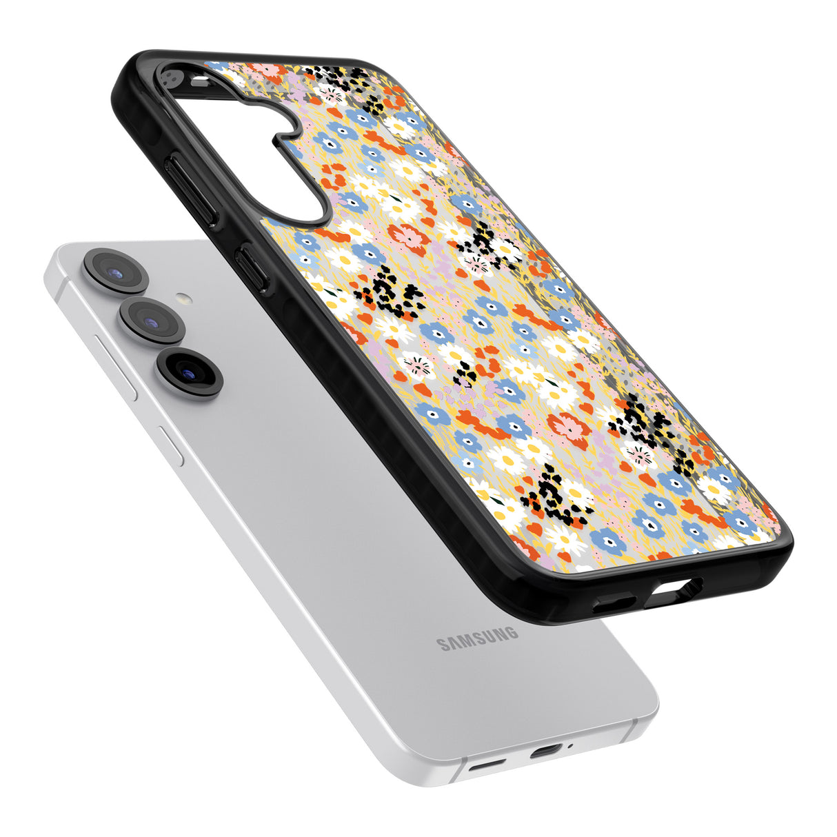 Busy Floral Mix: Transparent