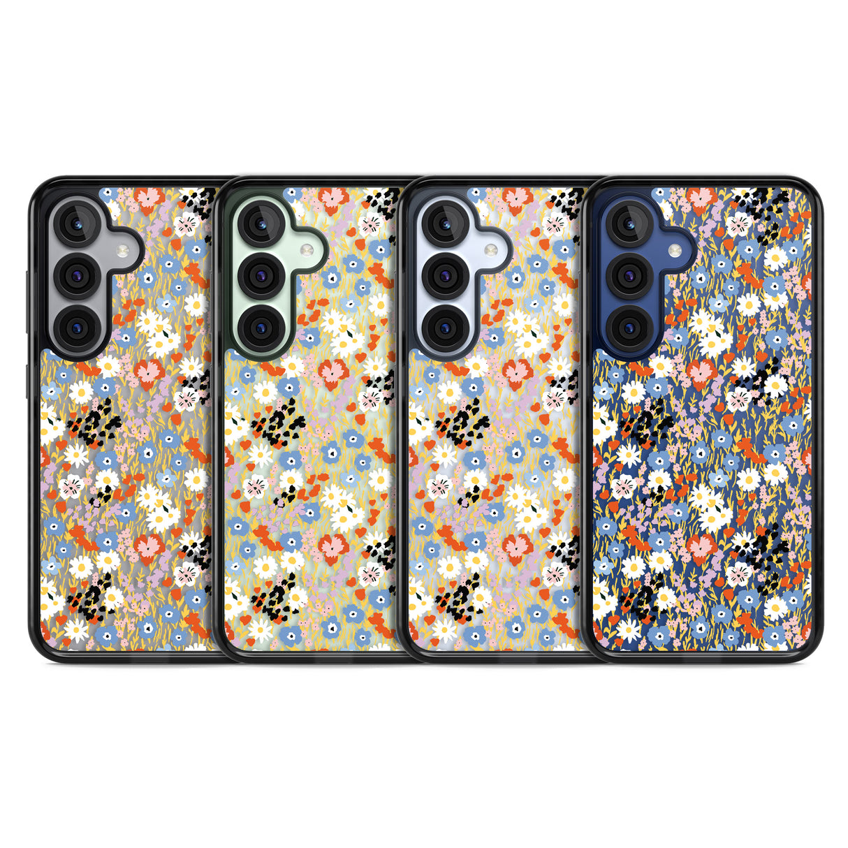 Busy Floral Mix: Transparent