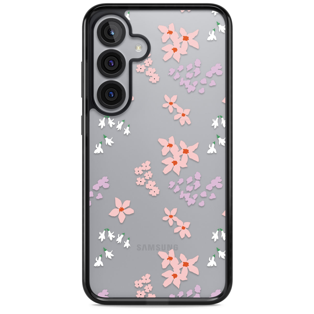 Pink & Purple Flower Mix: Clear