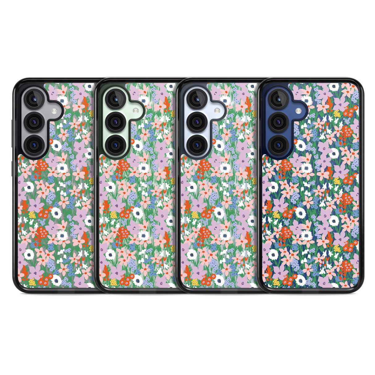 Jazzy Floral Mix: Transparent