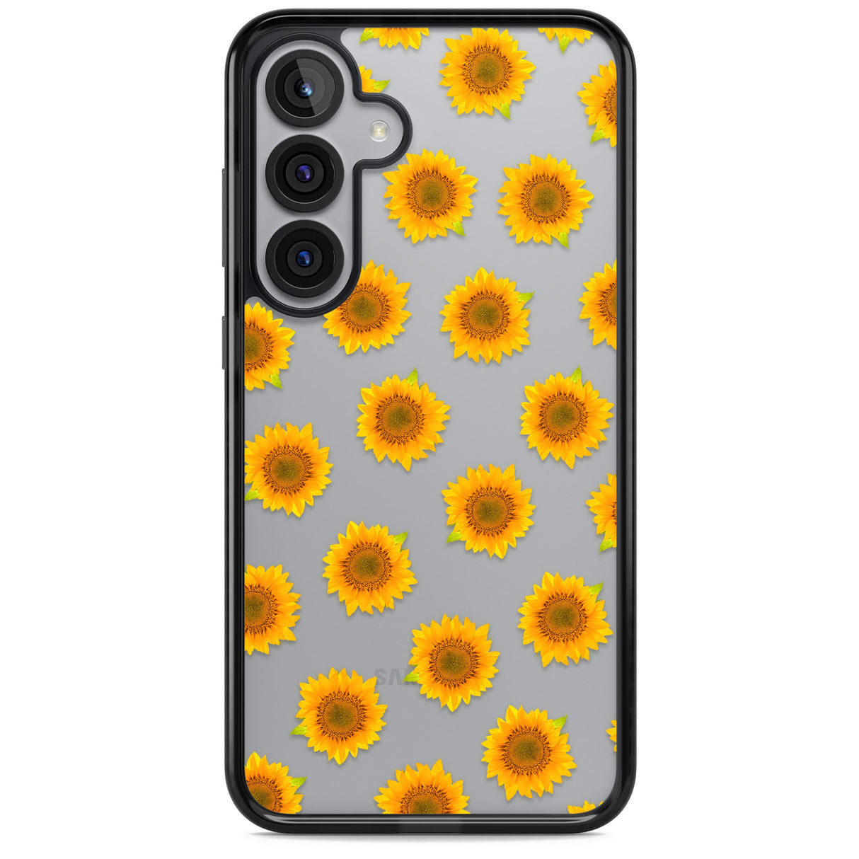 Sunflowers Transparent Pattern