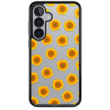 Sunflowers Transparent Pattern