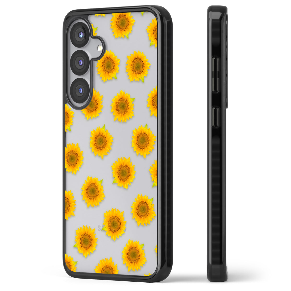 Sunflowers Transparent Pattern