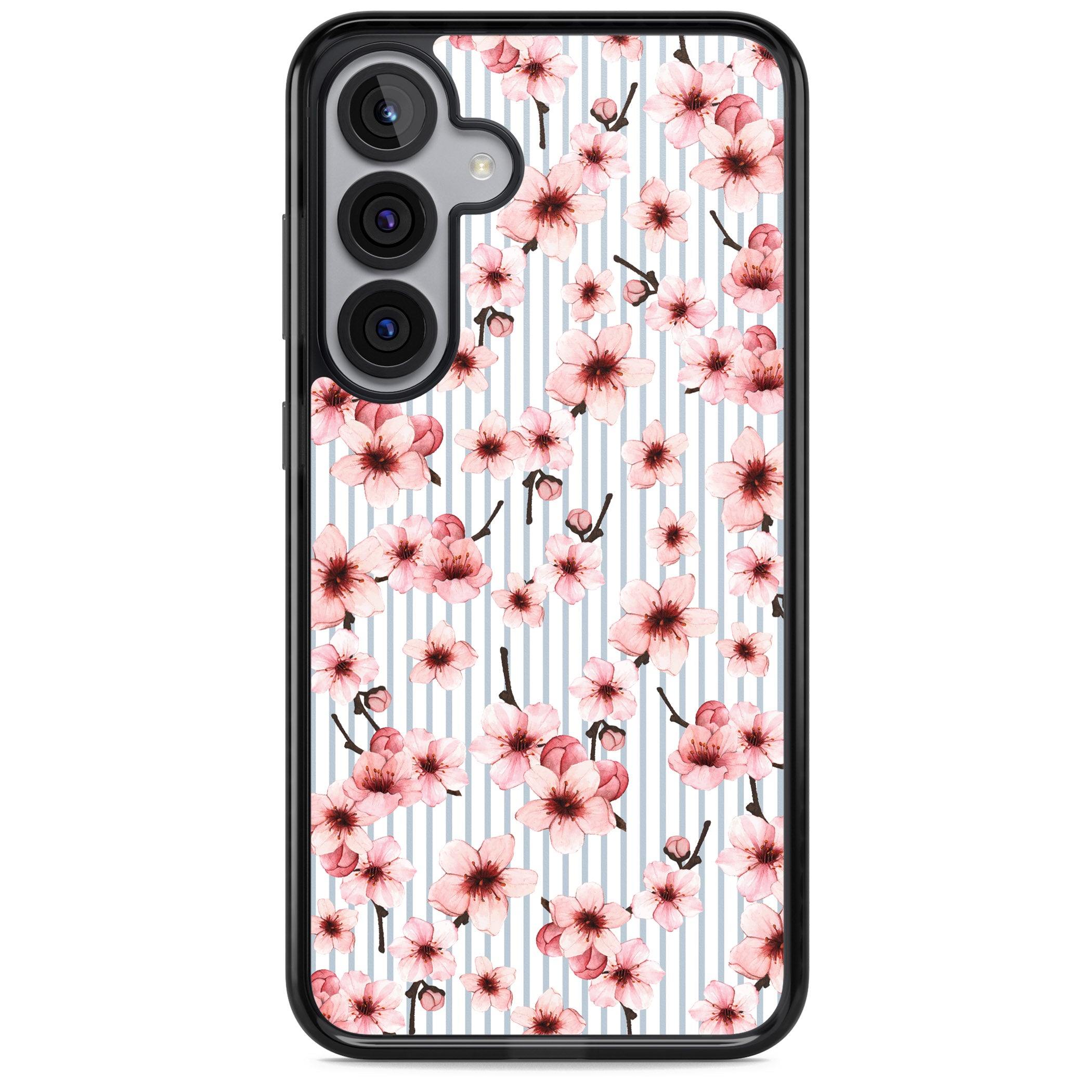 Cherry Blossoms Striped