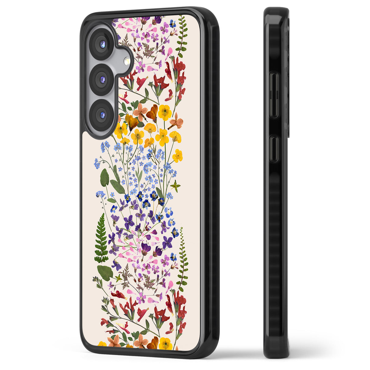 Wildflower Stripe Design - Cream