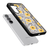 Yellow Blossoms Transparent Floral
