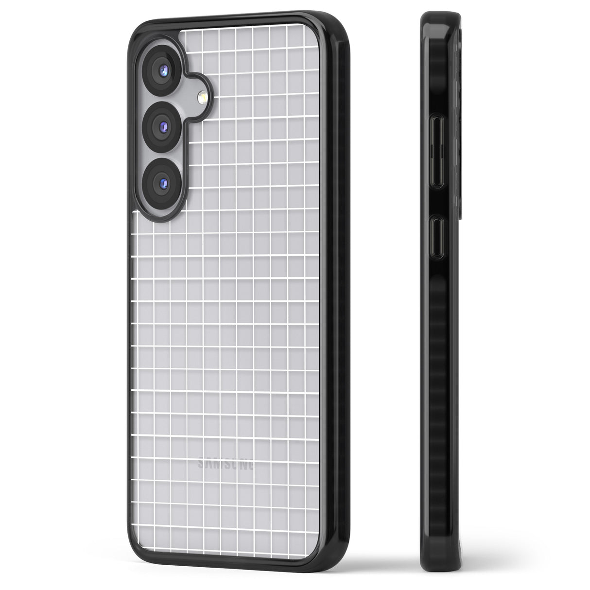 Simplistic Small Grid Designs White (Transparent)