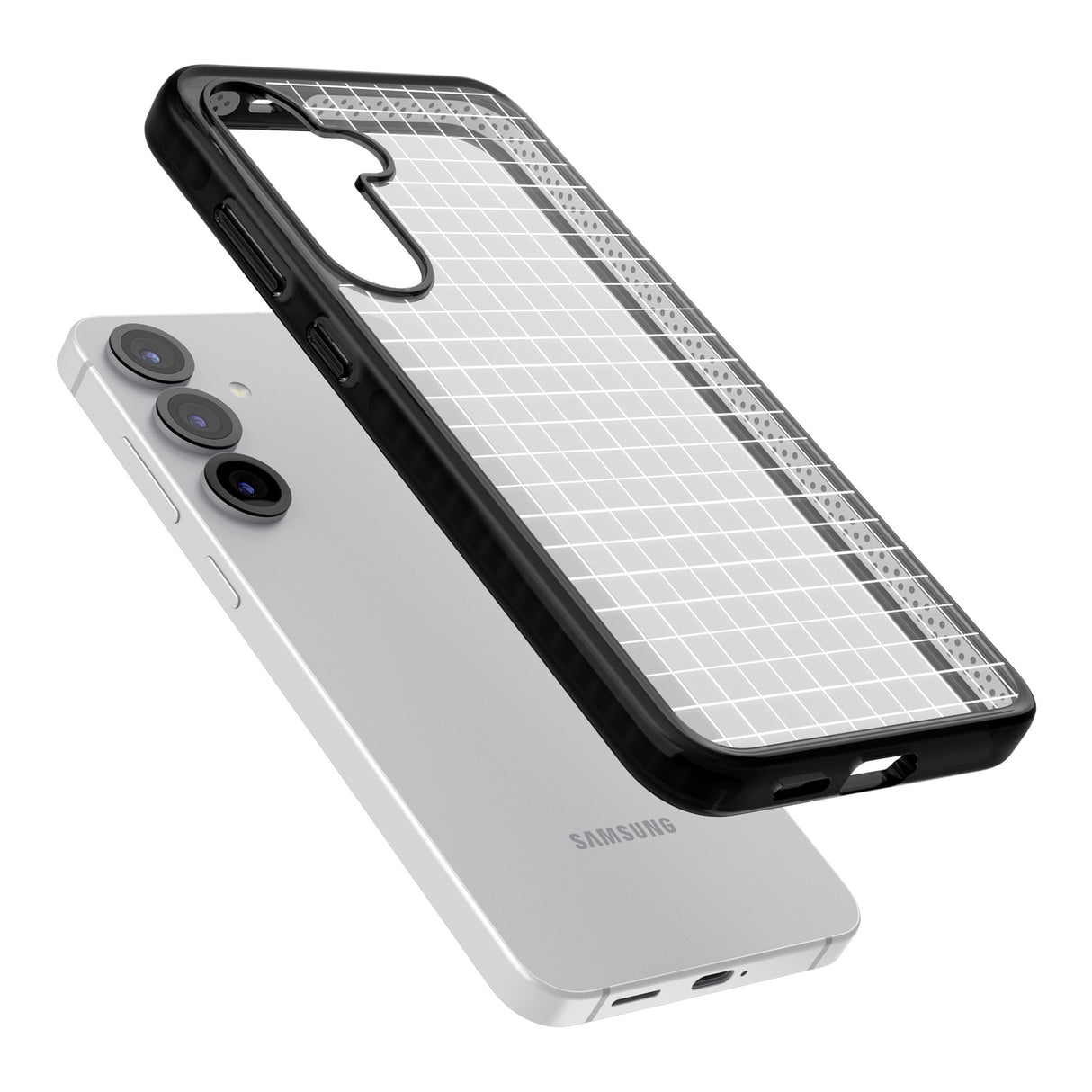 Simplistic Small Grid Designs White (Transparent)