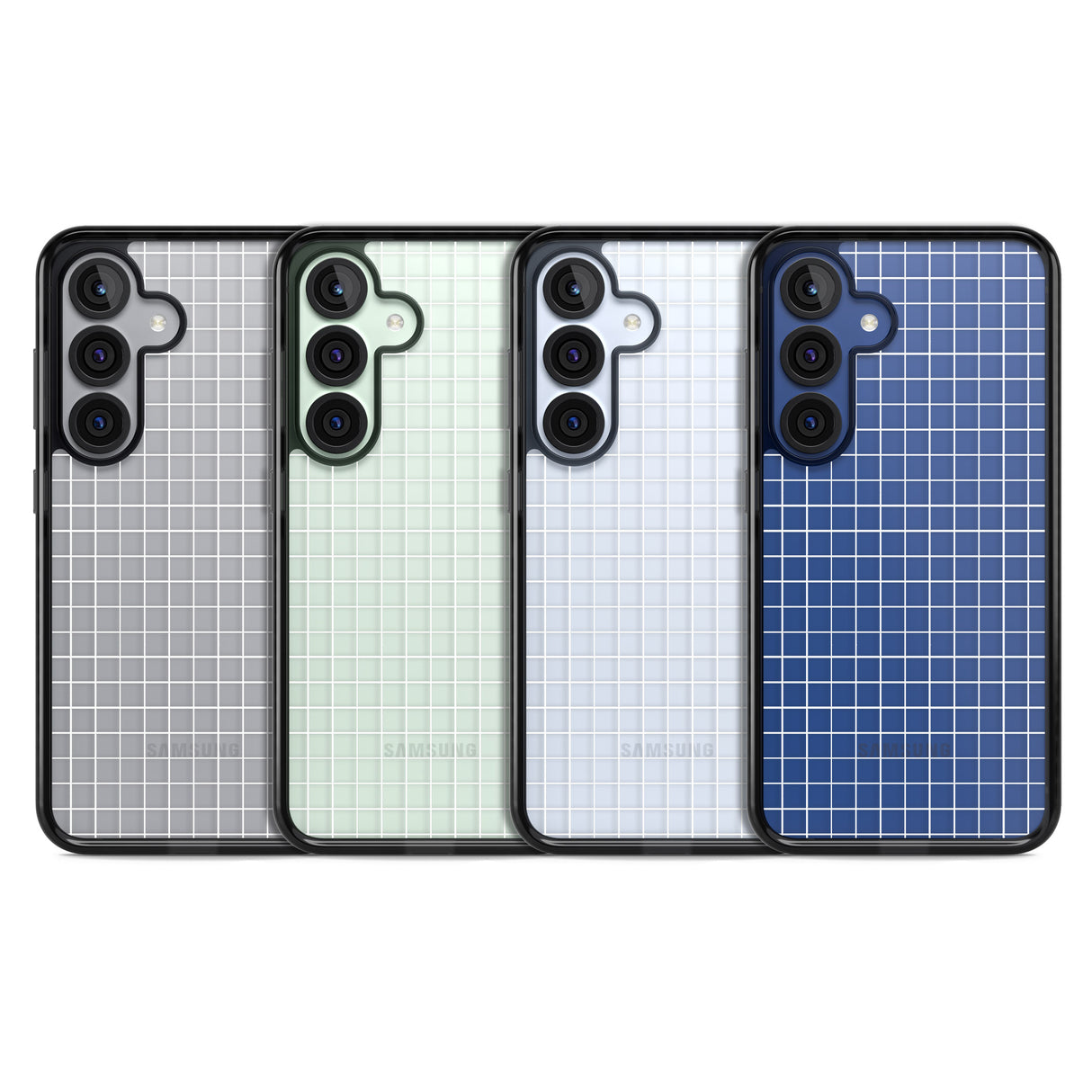 Simplistic Small Grid Designs White (Transparent)