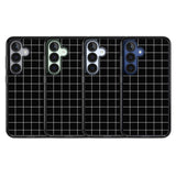 Simplistic Large Grid Pattern Black