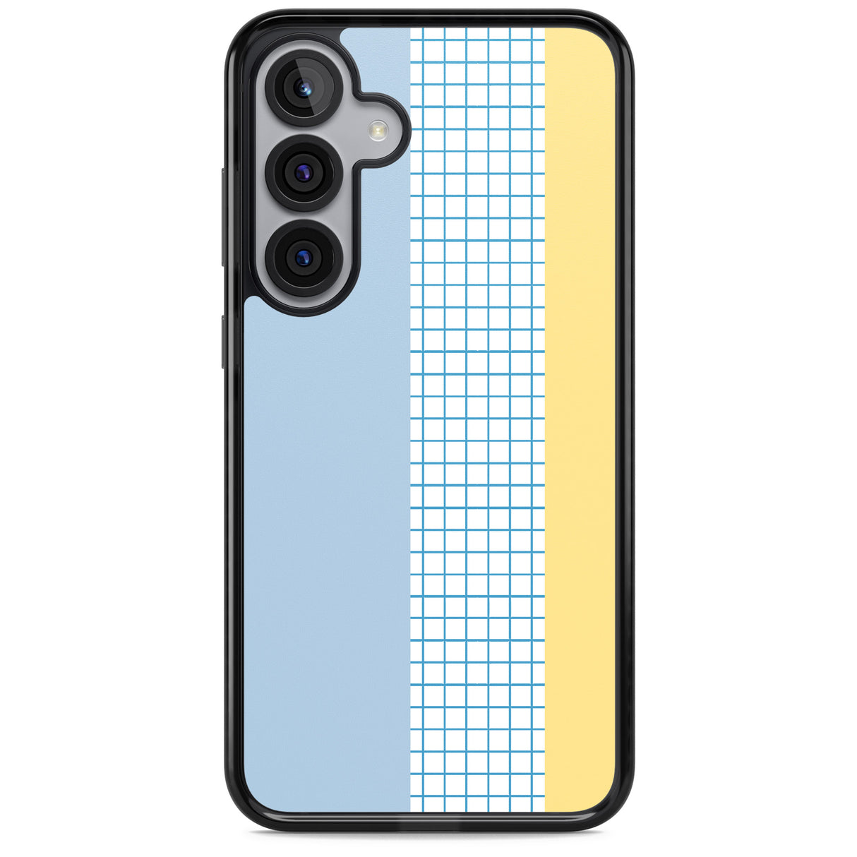 Abstract Grid Blue & Yellow