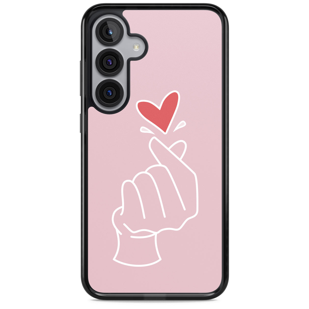 Pink Finger Heart