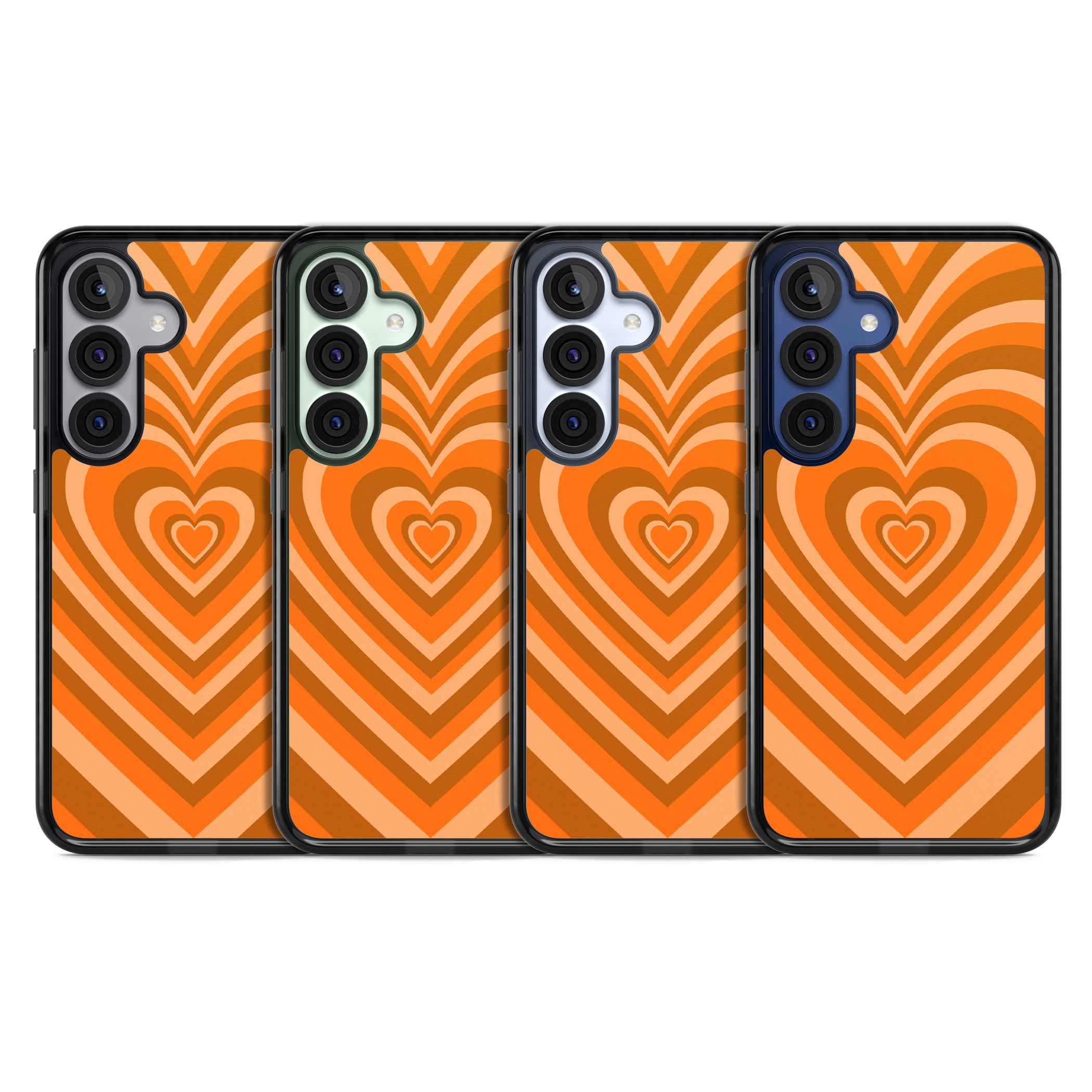Orange Heart Illusion