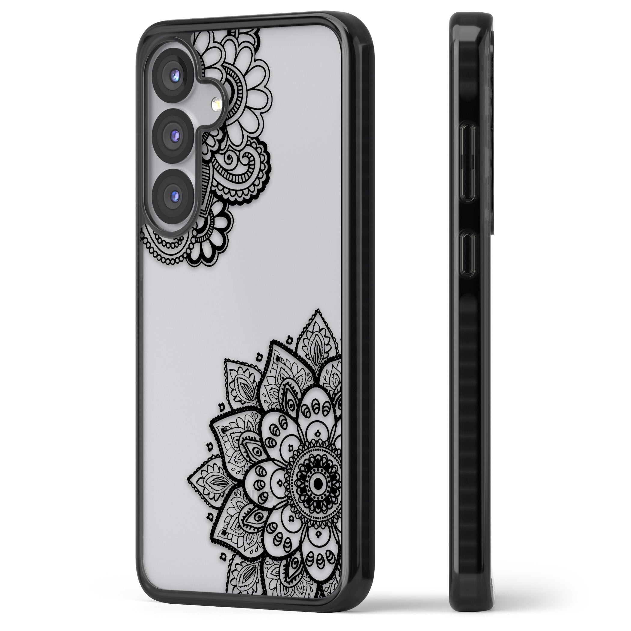 Black Henna Florals