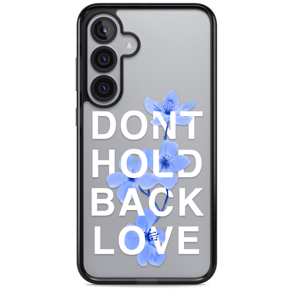 Don't Hold Back Love - Blue & White