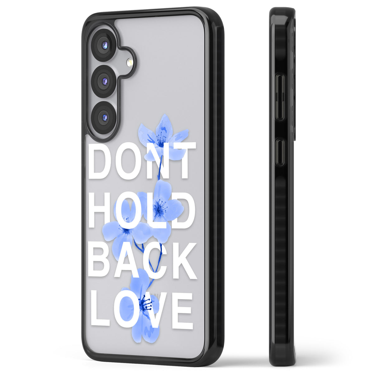 Don't Hold Back Love - Blue & White