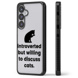 Introverted But Willing To Discuss Cats