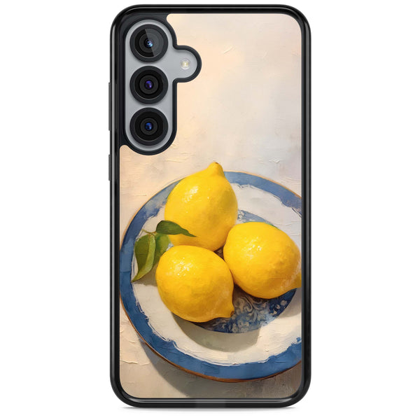 Lemons on Porcelain