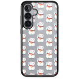 Lucky Cat Maneki-Neko Japanese Pattern