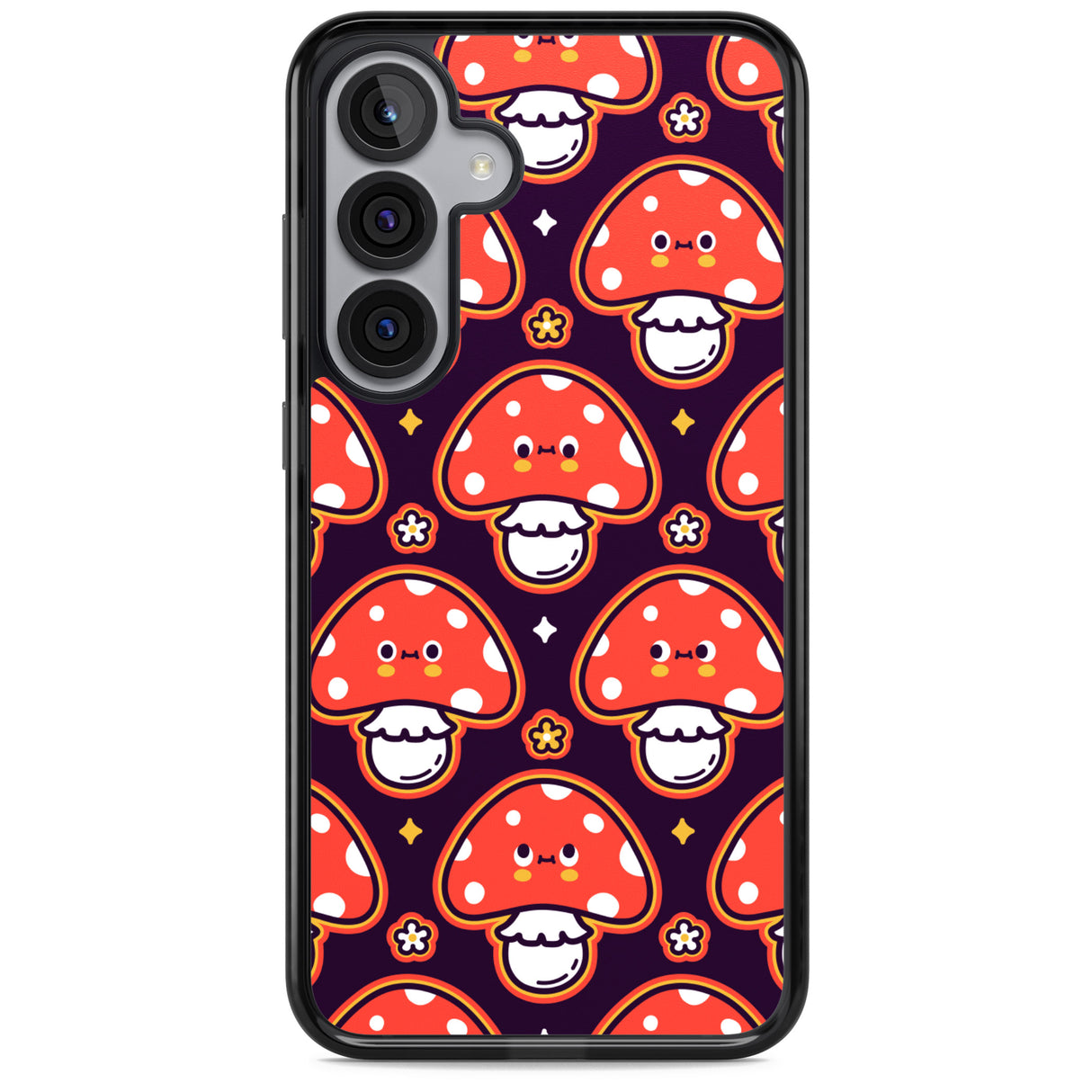 Mushroom Kawaii Pattern