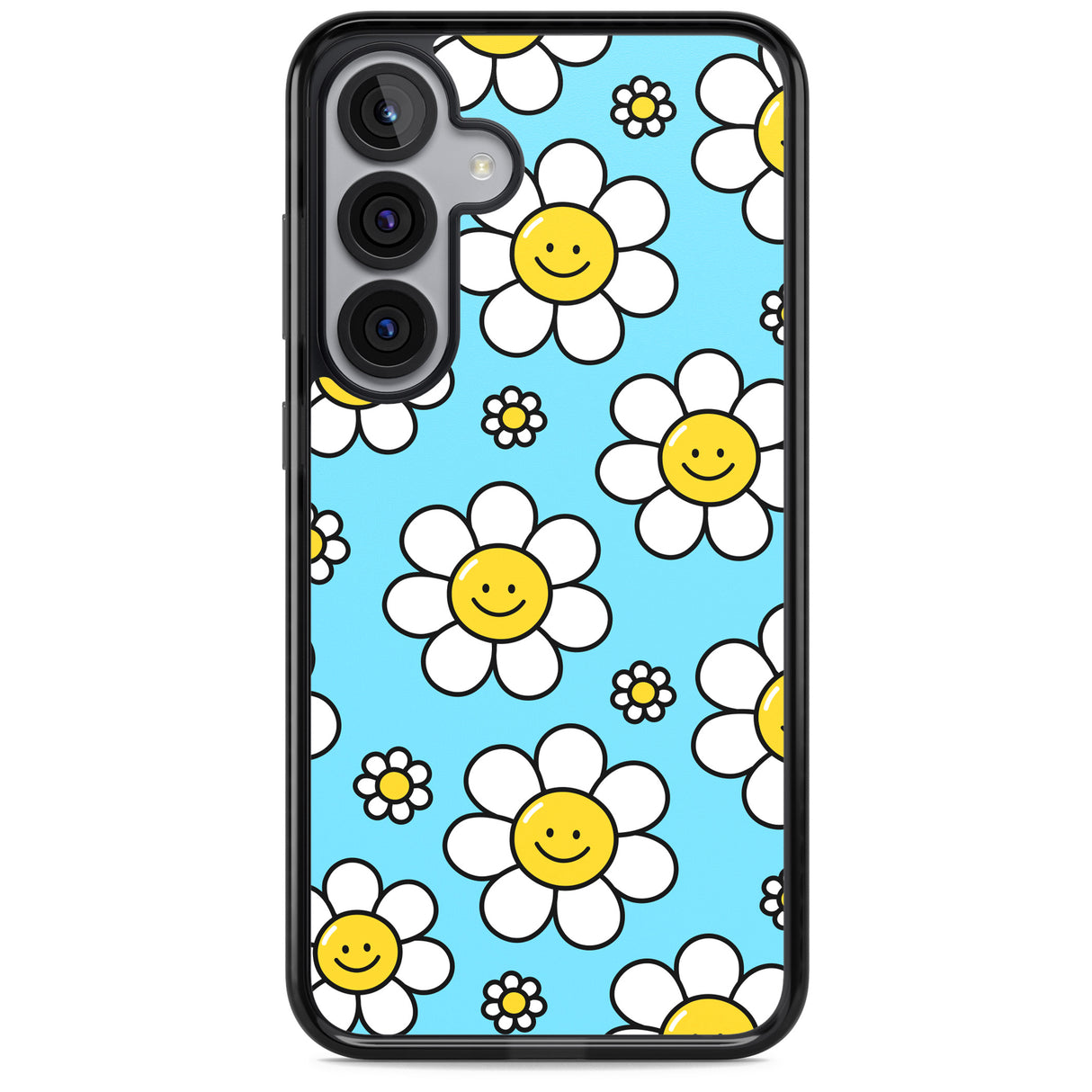 Daisy Faces Kawaii Pattern