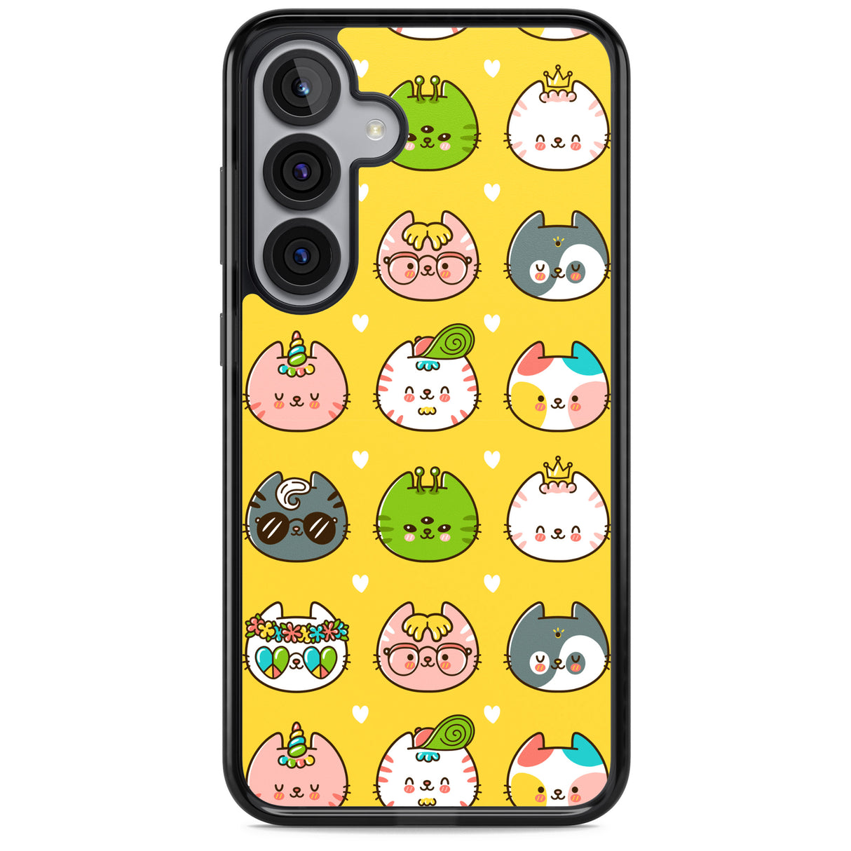 Mythical Cats Kawaii Pattern