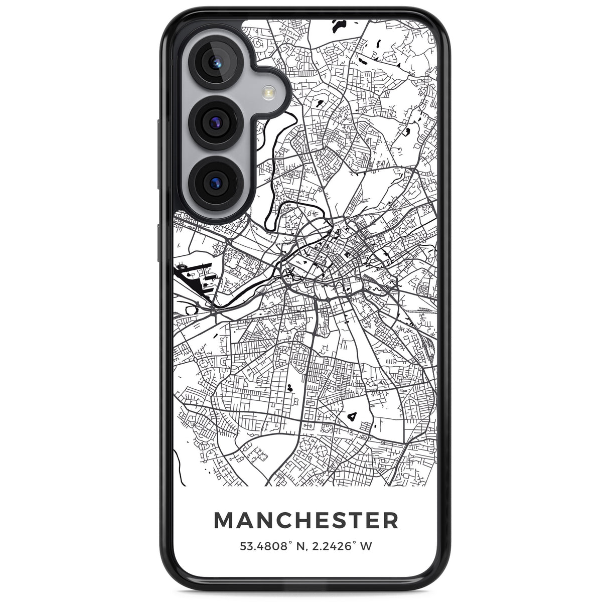 Map of Manchester, England