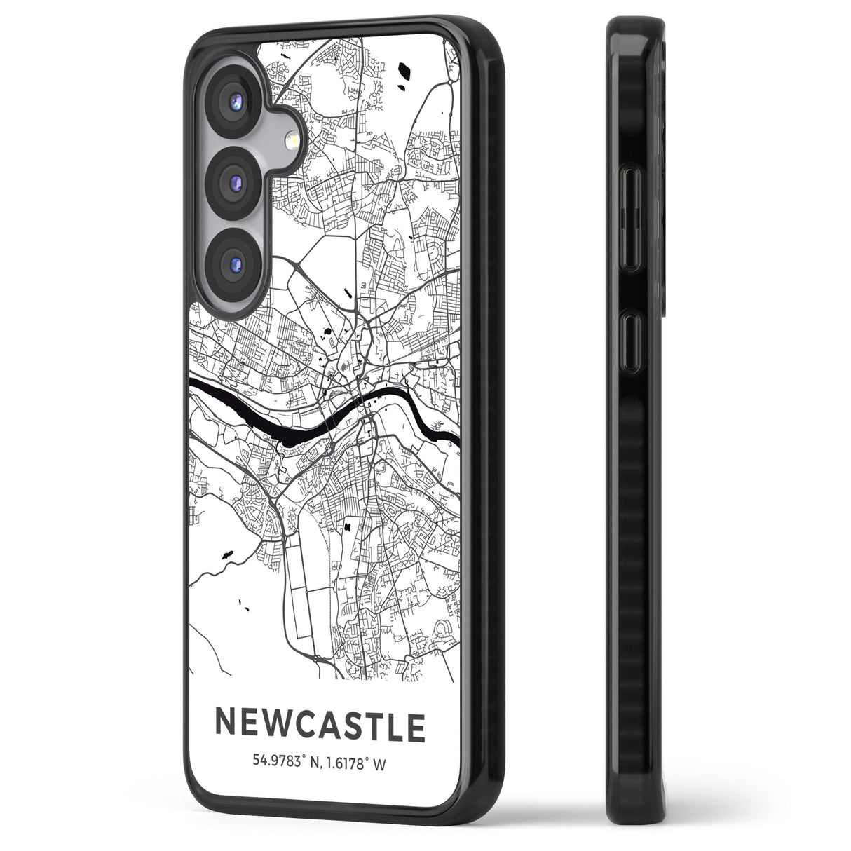 Map of Newcastle, England