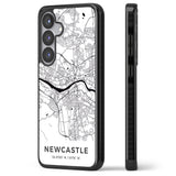 Map of Newcastle, England