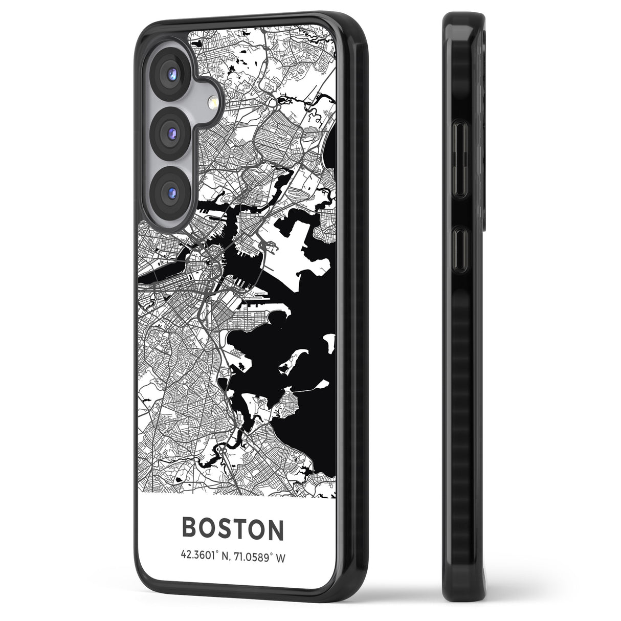 Map of Boston, Massachusetts